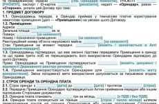 Договір оренди нежитлового приміщення