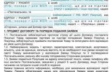 Договір поставки за заявками
